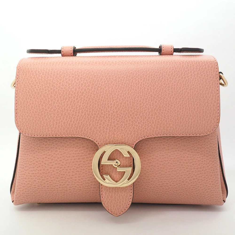 Gucci Chain Shoulder Bag Double GG Interlocking
